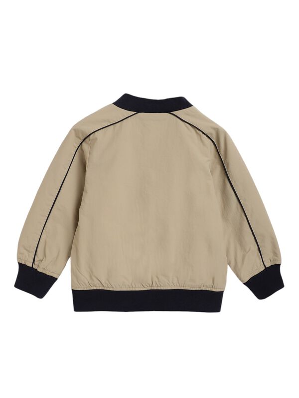 Boys Light Natural Solid Jacket image number 1
